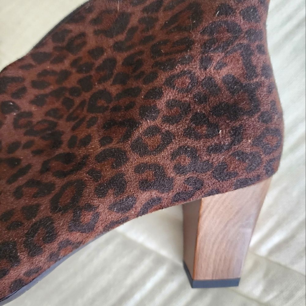 Ara leather leopard print boots - Picture 5 of 16
